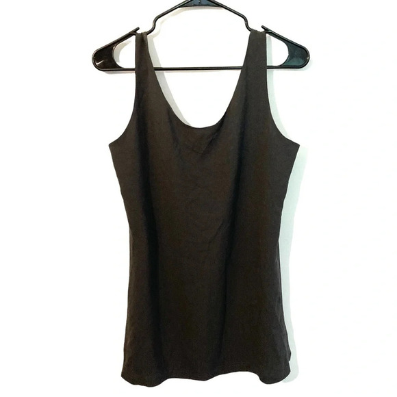 Eileen Fisher Silk Sleeveless Tank Top Gray Small - Picture 1 of 7
